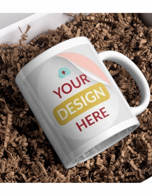 Custom Print Premium Ceramic Mug – Sublimation Friendly | 330ml