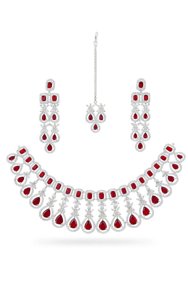 ✨ TAPASVINI - Red Hawda Choker Set